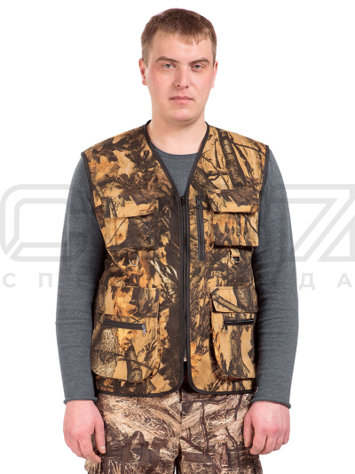 Жилет охотник лес-1