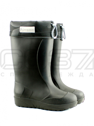 Сапоги-женские-ЭВА-утеплённые-с-надставкой-Барбара-цв.-чёрная-пантера-1