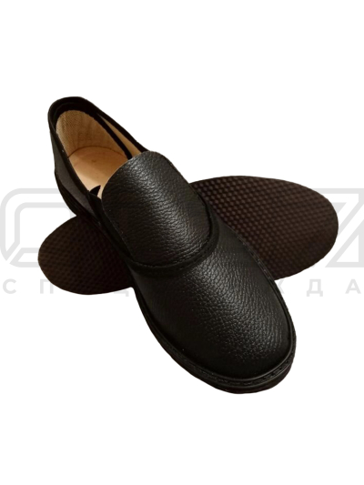 Тапочки нат. кожа без перфорации-1